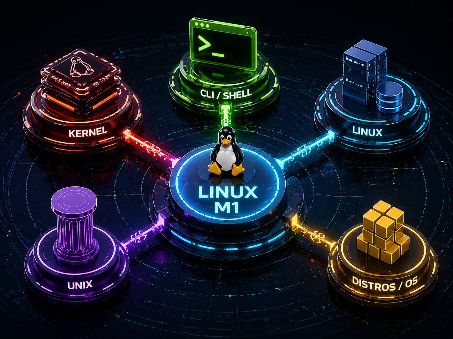 Linux M1 illustration